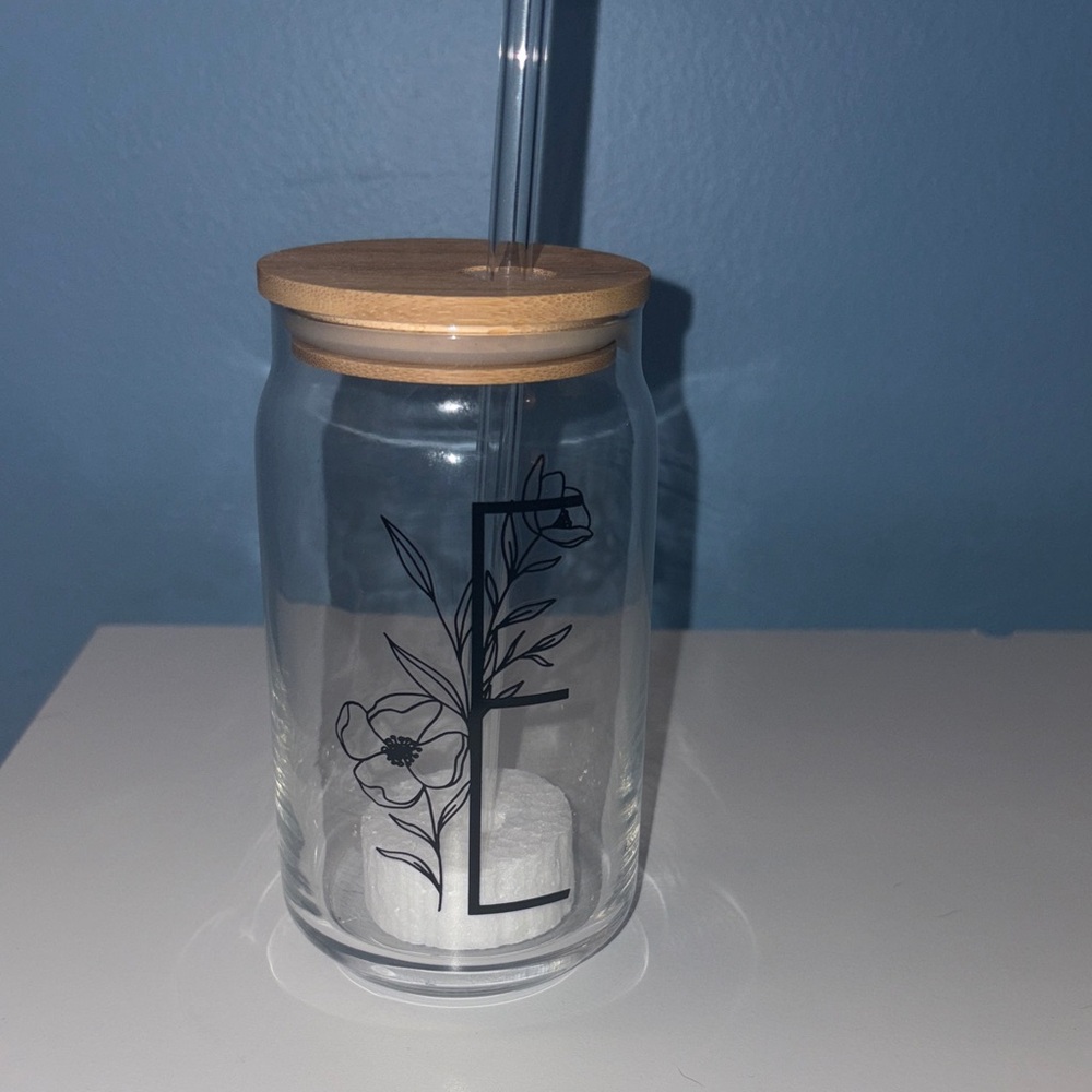 Expressions Monogram Glass Tumbler